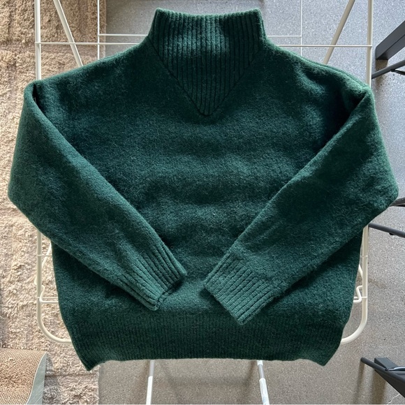 Madewell Forest Green Wool Sweater - Picture 1 of 5